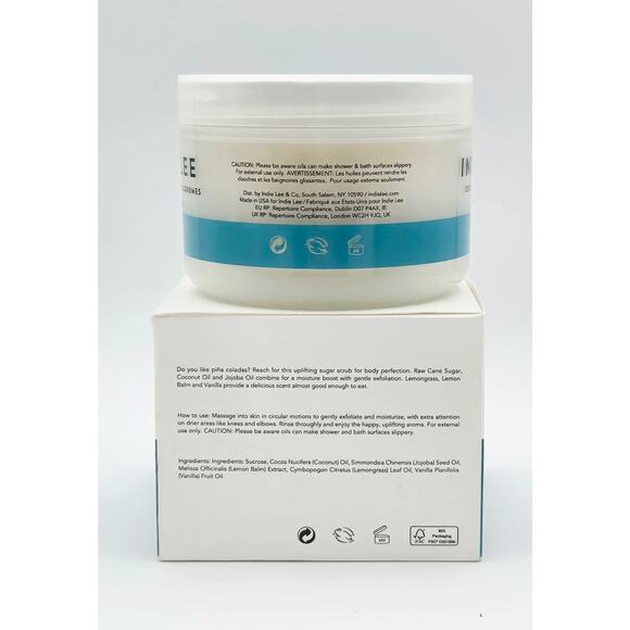 INFINITE BEAUTY Body Oil in Vanilla Coconut W/ INDIE LEE Coconut Body Scrub - Picture 5 of 5